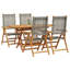 Ensemble repas 5 pièces vidaXL-251002678-251002674