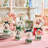 Berry & Thread North Pole Reindeer Snow Globe Place Card Holder