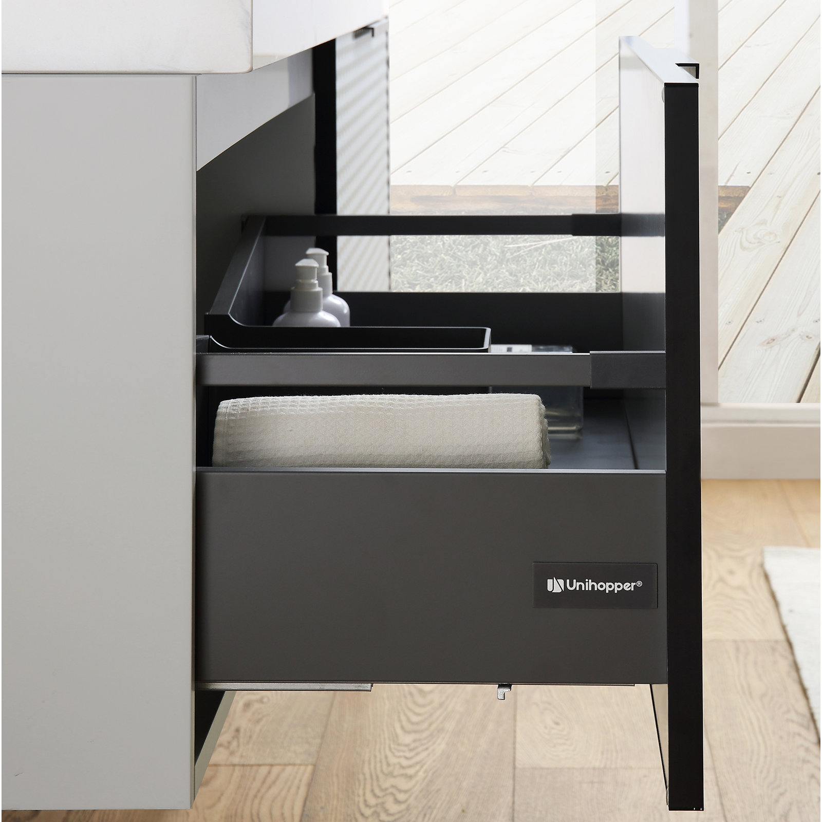 Diedrick 72'' Double Bathroom Vanity, Silver Gray