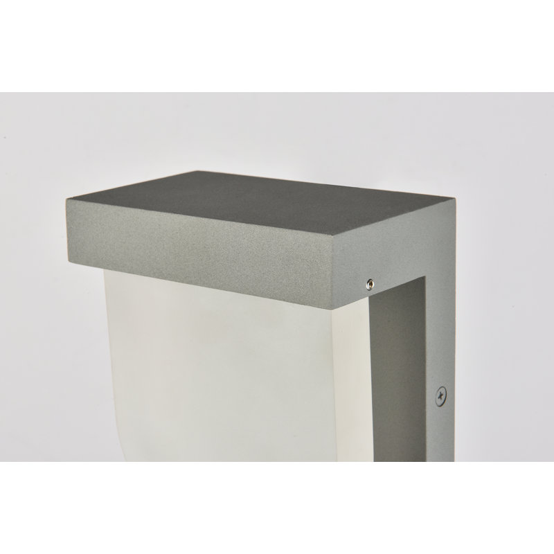 Dale LED Wall Light, Silver