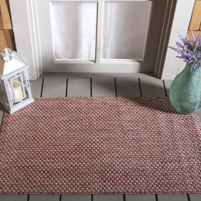 Castlebourne Red/Beige Area Indoor/Outdoor Area Rug