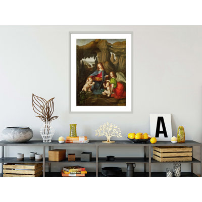 Madonna of the Rocks by Leonardo da Vinci -Framed Giclee Print