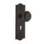 Meadows Interior Mortise Door Knob with Meadows Long Plate-741538061