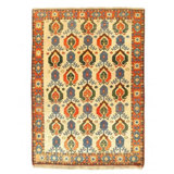 Ikat Area Rug in Ivory