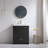 30" Ebony Mid Century Free-standing Single Bathroom Vanity Set
