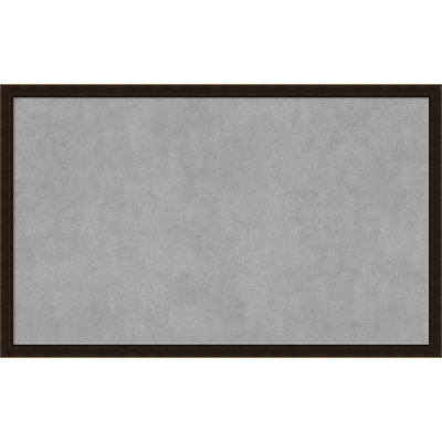 Espresso Brown Framed Magnetic Organization Board