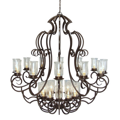 72"W CUSTOM 24LT CHANDELIER