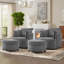 Chaise pivotante à 360 ° avec repose-pieds-1795087431
