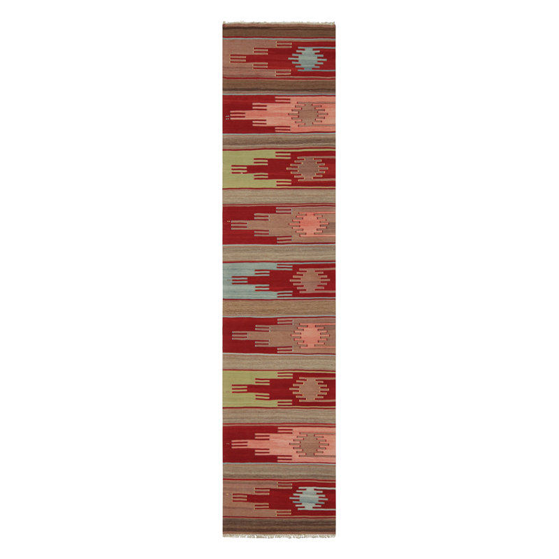 One-of-a-Kind 3' X 13'8" Hand Knotted Area Rug