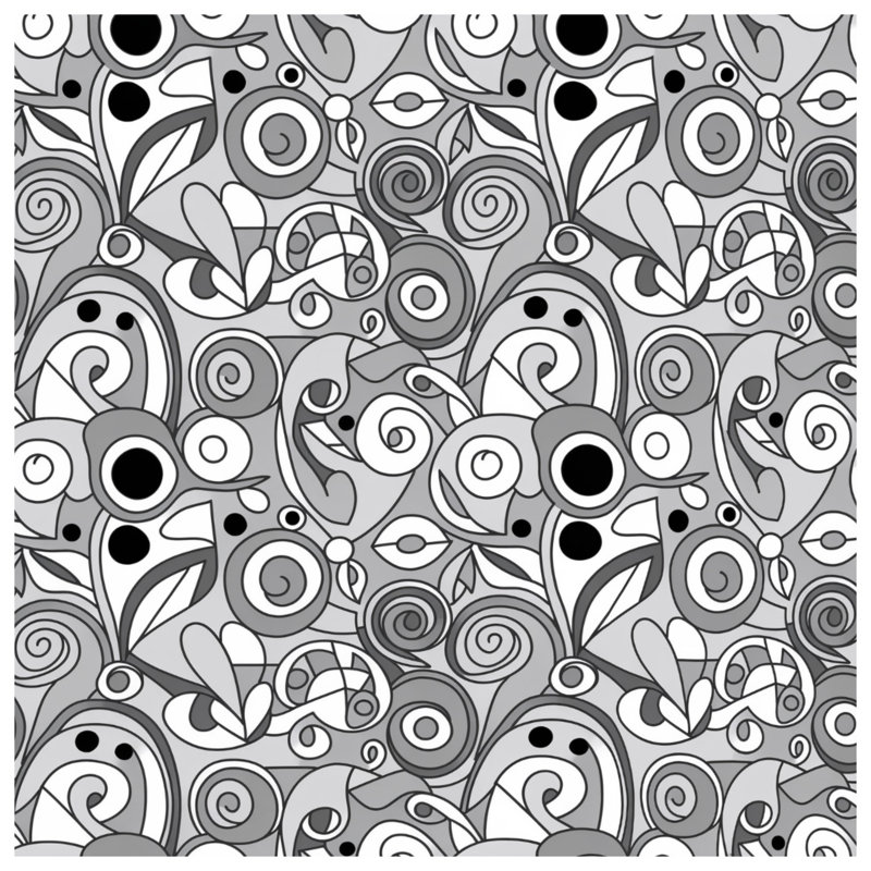 Couvre-lit fin matelassé à motifs tourbillonnants monochromes, Lit simple