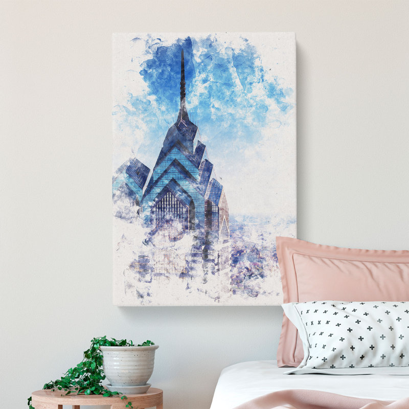 One Liberty Place In Philadelphia - Wrapped Canvas, 76cm H x 50cm W x 3cm D