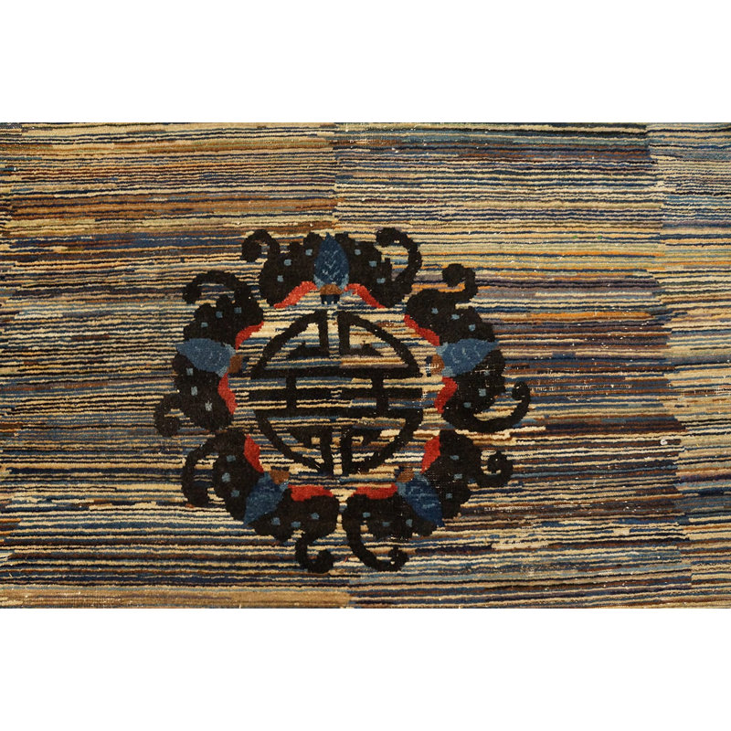 Antique Peking Room Size Wool Multi Rug