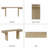 66" Extra-Wide Veneered Console Table-1642606825