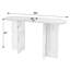 Vienna 54 in. W Rectangular 100% Marble Console/Sofa Table