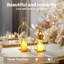 Metal Candelabra with Candle Included-1066590133-1066590132