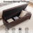 Loggins Faux Leather Upholstered Storage Bench-931415547