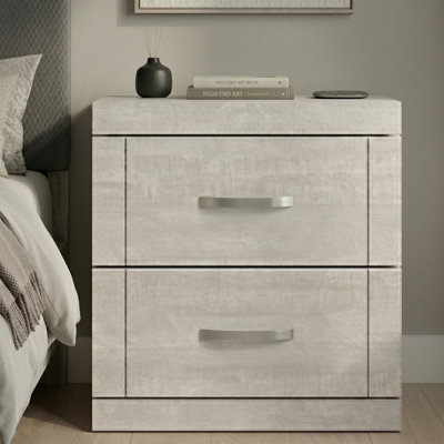 Avigail 20.31" 2 Drawer Nightstand