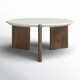Brecken Genuine Marble Single Coffee Table