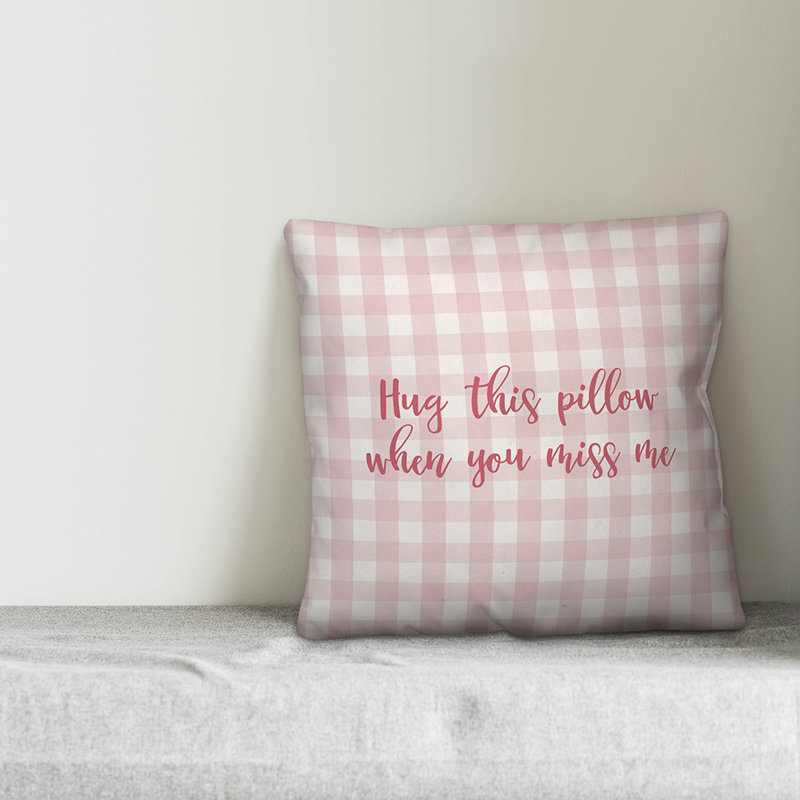  Coussin Hug, Coussin décoratif, Rose
