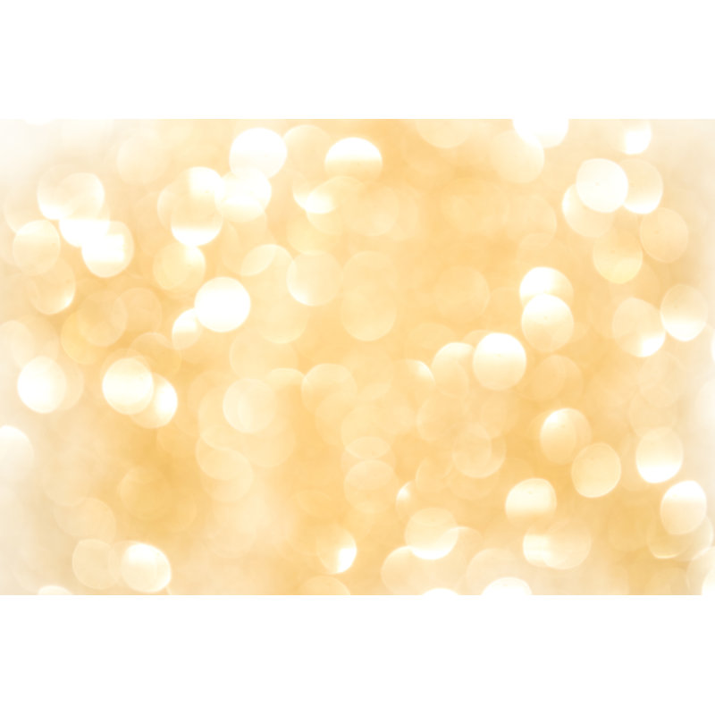 Yellow Bokeh Background by Luda311 - Wrapped Canvas Print, 61cm H x 91cm W x 3.8cm D