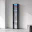 Armoire, espace de rangement, côté avec lampe à bande en aluminium, avec grand