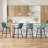 Upholstered 27" Counter Stool With Metal Frame-922861237