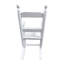 Chaise berçante en bois massif pour enfants en blanc pour une utilisation intérieure ou extérieure-1553639037
