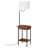 Floor Lamp With Table, Side Nightstand Light With 1 Drawer And 1 Shelf, Bedside Shelf Floor Lamp, Small End Table With Reading Lamp For Living Room Bedroom, Den