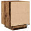 45cm W Manufactured Wood Bedside Table