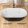 51'' x 27.5'' Freestanding Soaking Acrylic Bathtub
