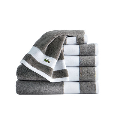 Ensemble de serviettes 6 pièces Lacost Sports Stripe