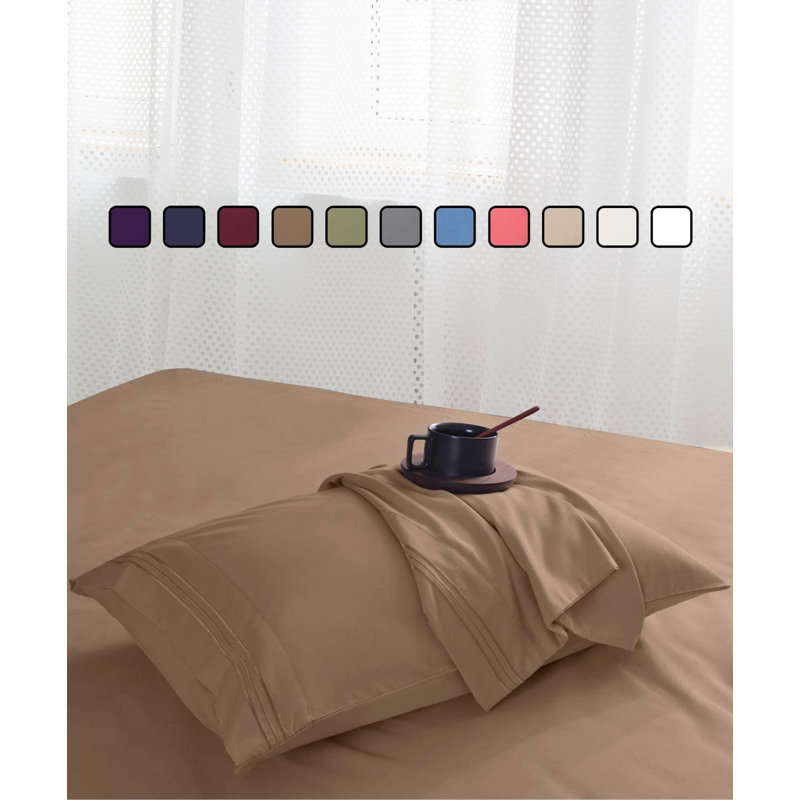 Greeny Green Luxury Bamboo Rayon Sheet Set, Tiger Eye