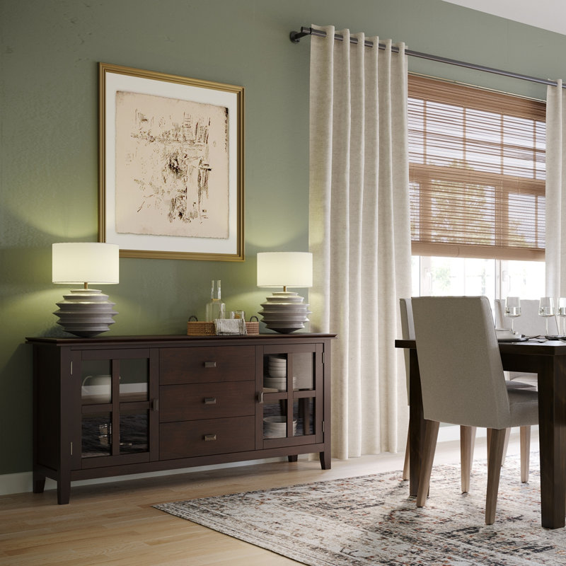 Artisan - Large Sideboard Buffet, Brun foncé