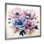«Blue and Purple Poppy Bouquet I» - Art mural coquelicots-1728241484-1728241473