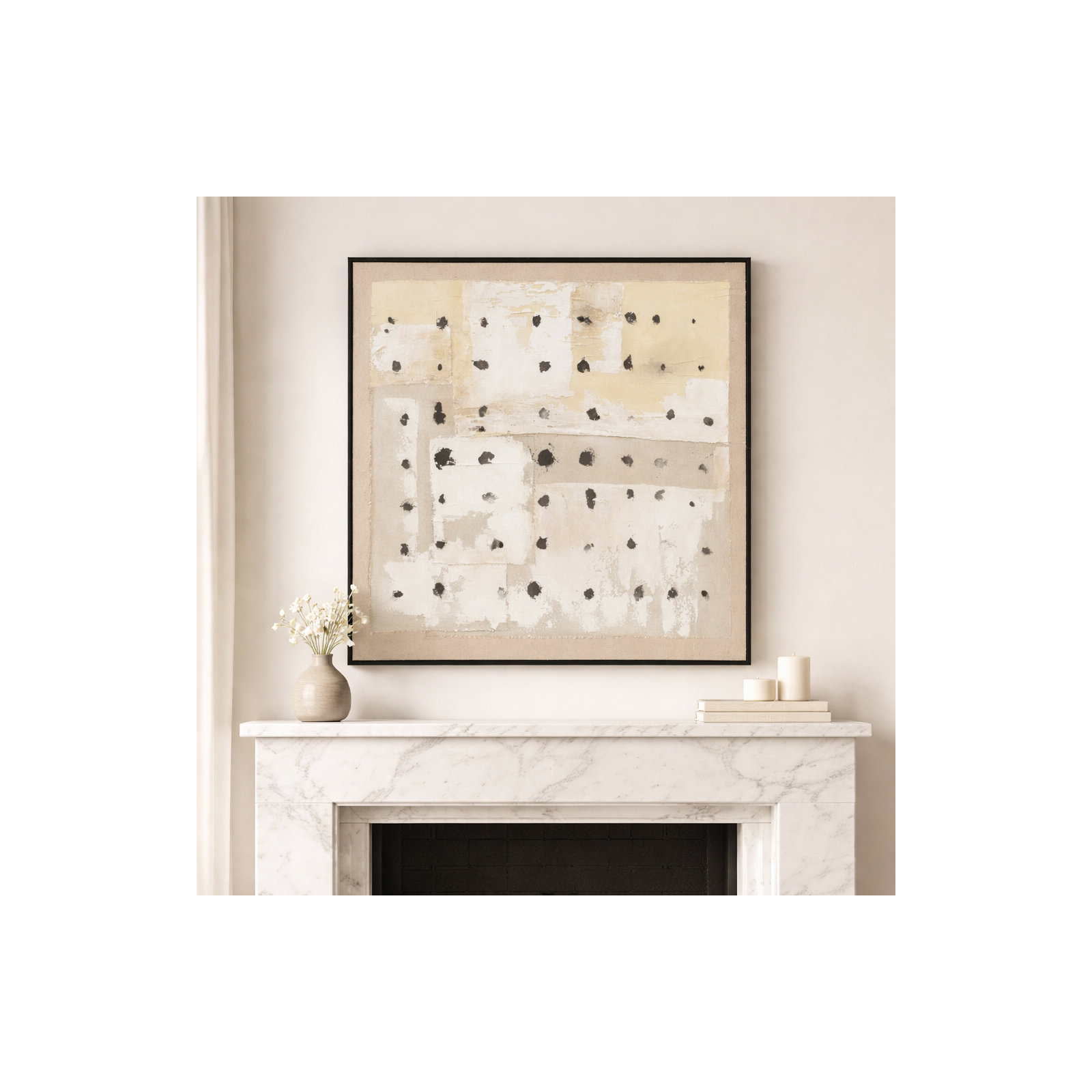 40X40 Chalfont Handpainted Wall Art