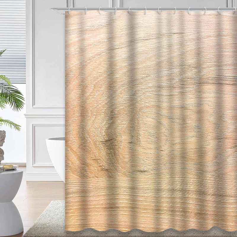 Surface en bois clair clair naturel et rustique avec 12 crochets, L 72 po x l 84 po