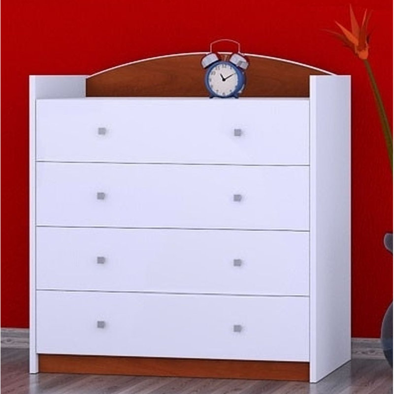 Nicklas 4 Drawer Chest, Brown