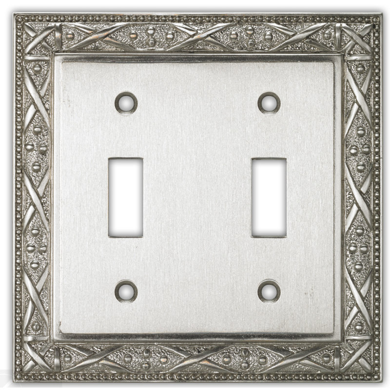 Bulgari 2-Gang Toggle Light Switch Wall Plate