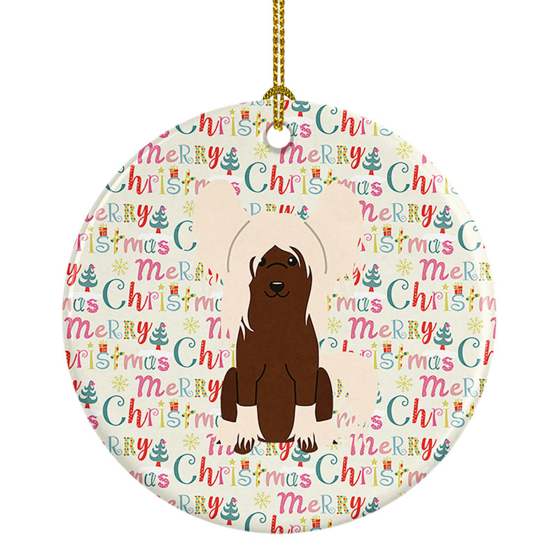 Ornement suspendu Merry Christmas