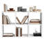 Bibliothèques modernes avec rangement, organisateur en métal à 6 cubes pour le bureau personnel