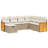 Vidaxl Garden Sofa Set Beige, Cream White