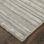 Tapis brun à motif abstrait moderne Jaineel-1007510852