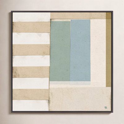 City Scape Aqua 2 Print by Marco Marella