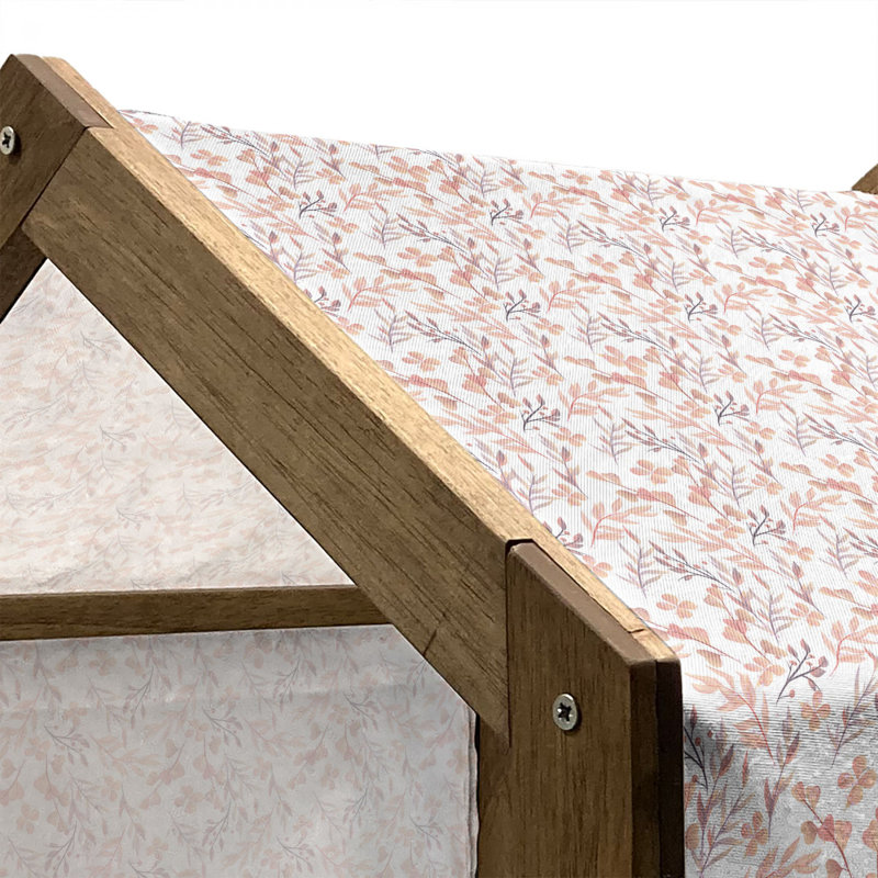 Niche pour chien en bois, H 32,28 po x l 39,37 po x P 28,35 po