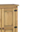 Deaver 2 Door High sideboard, cupboard unit, solid pine, Antique wax, Corona design