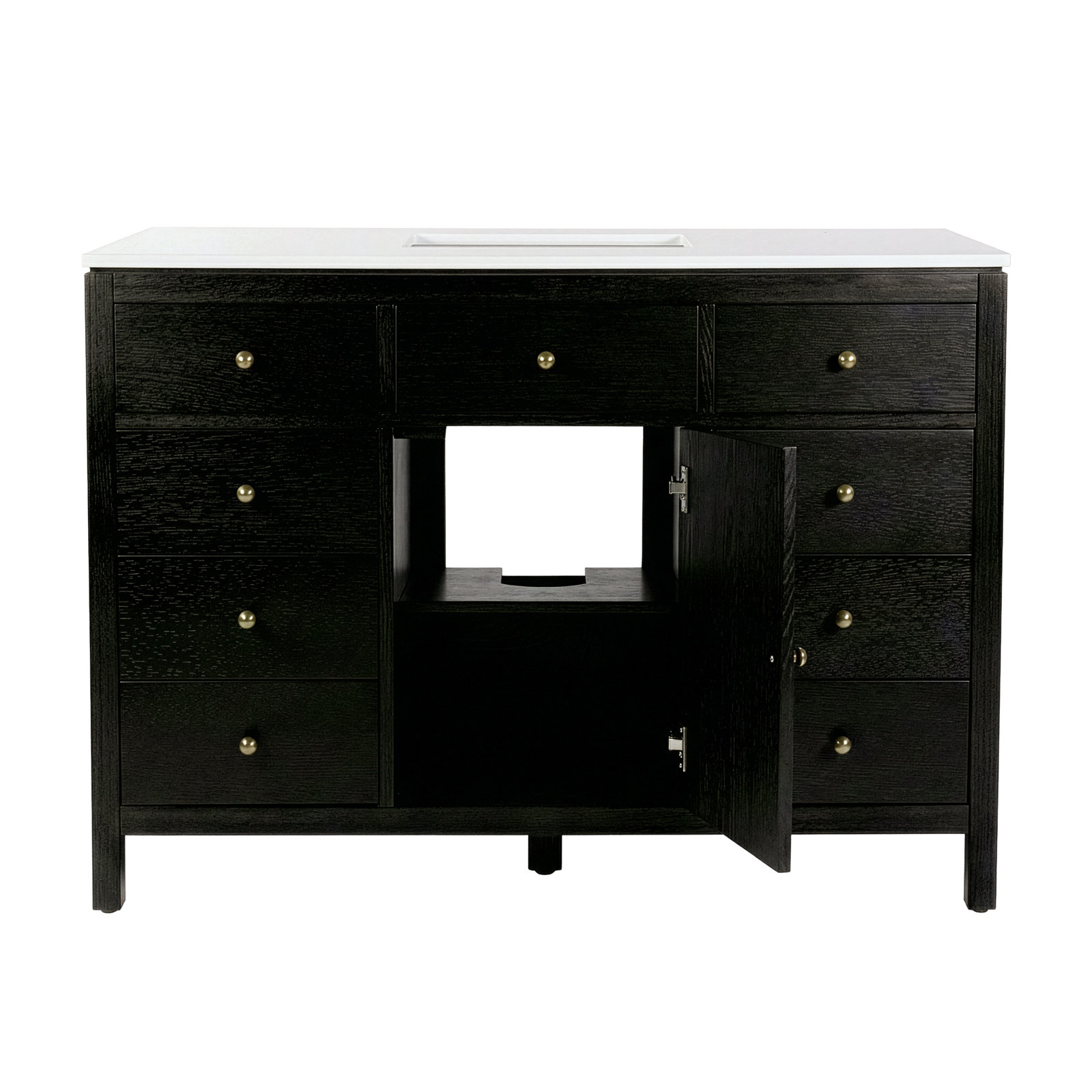 Celine 48" Acacia Single Bathroom Vanity, Coffee