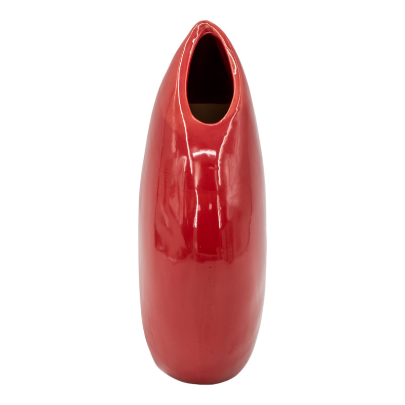 Handmade Ceramic / Porcelain Table Vase, 13.5" H x 10" W x 5" D
