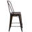 Angelean 24" High Distressed Metal Indoor-Outdoor Counter Height Stool - Back-1736821944-1683327244