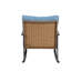 Ensemble de chaises berçantes en osier pour l'extérieur, ensemble de 2 chaises berçantes de patio, ensemble de meubles de patio-561395174