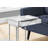 C-Shaped End Table  With Storage Drawer